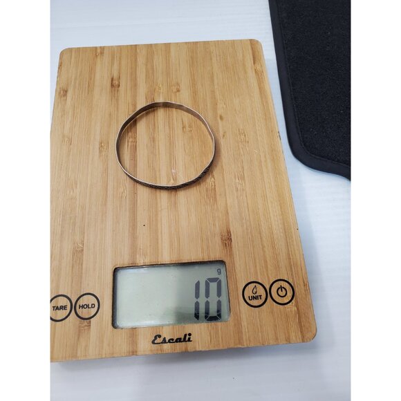 925 Silver Bracelet , Simple Silver Bracelet , Twist Stacking Bracelet , Silver - Picture 7 of 8